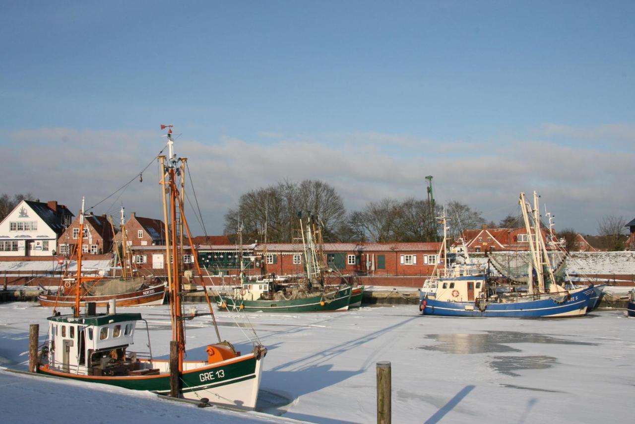 Oltmanns Ferienhaus Bummert Am Hafen Greetsiel Exterior photo